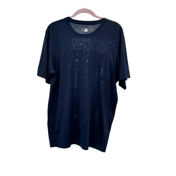 NIKE MLB DRI-FIT NAVY BLUE BOSTON RED SOX SHORT SLEEVE SHIRT - Picture 4 of 9